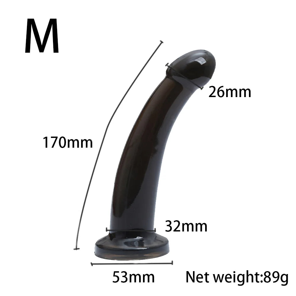 Realistic Dildo with Strong Suction Cup for Beginners G-Spot Vagina Stimulation Dildo Anal Plug Sex Toys for Women and Couple