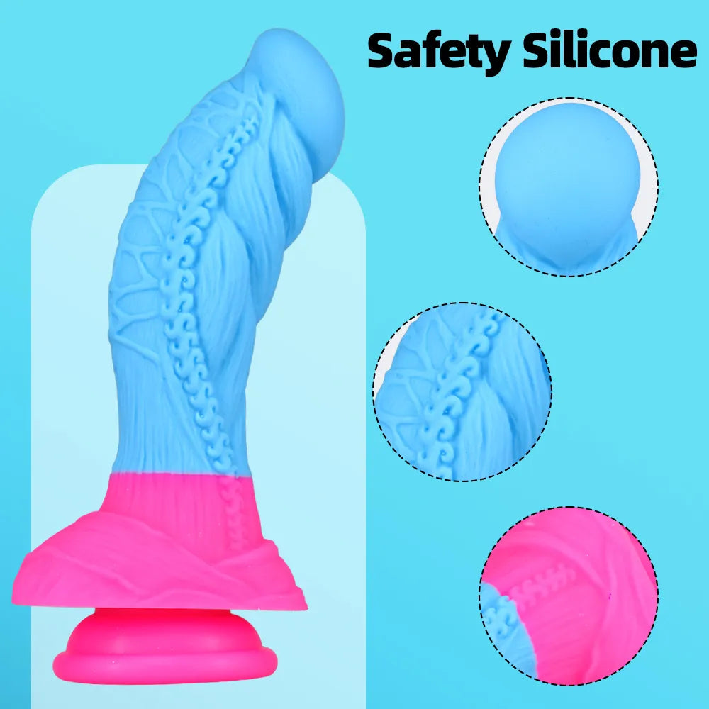 Realistic Dildos Medical Silicone Dragon Dildos Sex Toys for Women Huge Penis Female Strap on Suction Dildo Cup Adult Toys