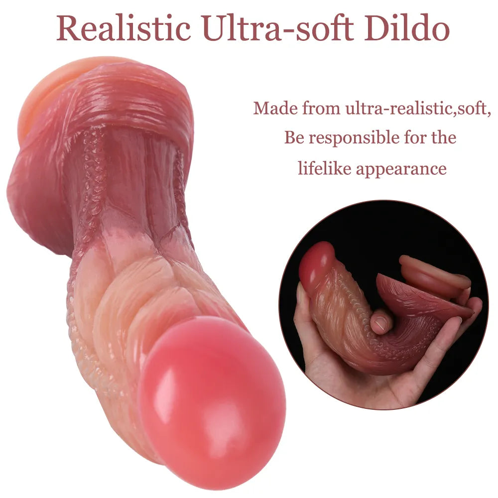 Realistic Dildos Soft Dragon Dildo Silicone Dildos for Women Sex Toys Huge Penis Female Faloimitator Strap on Dildo Adult Toys