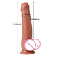 Realistic Dildos for Women Foreskin Dildo Anal Vaginal Stimulation Strapon Soft Penis Skin Feel Big Penis Sex Toys for Woman