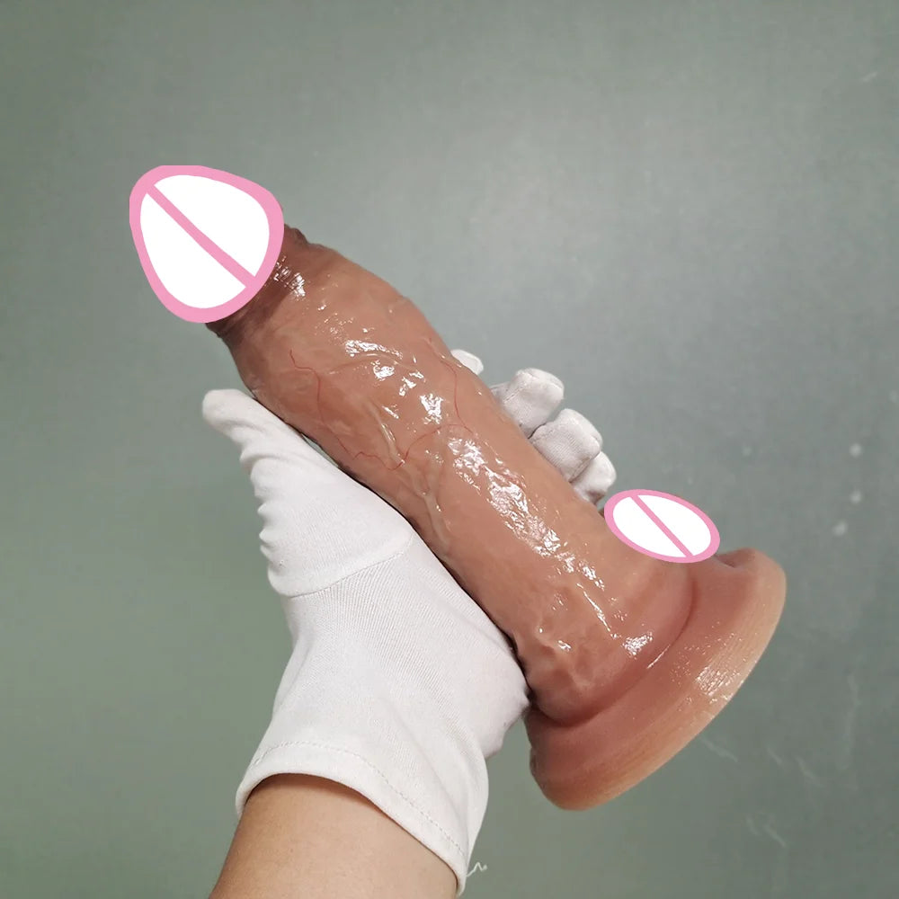 Realistic Huge Dildo Realistic Penis Gay Suction Cup Masturbator Silicone Big Dick For Women Sex Toys vaginal massage Adult game