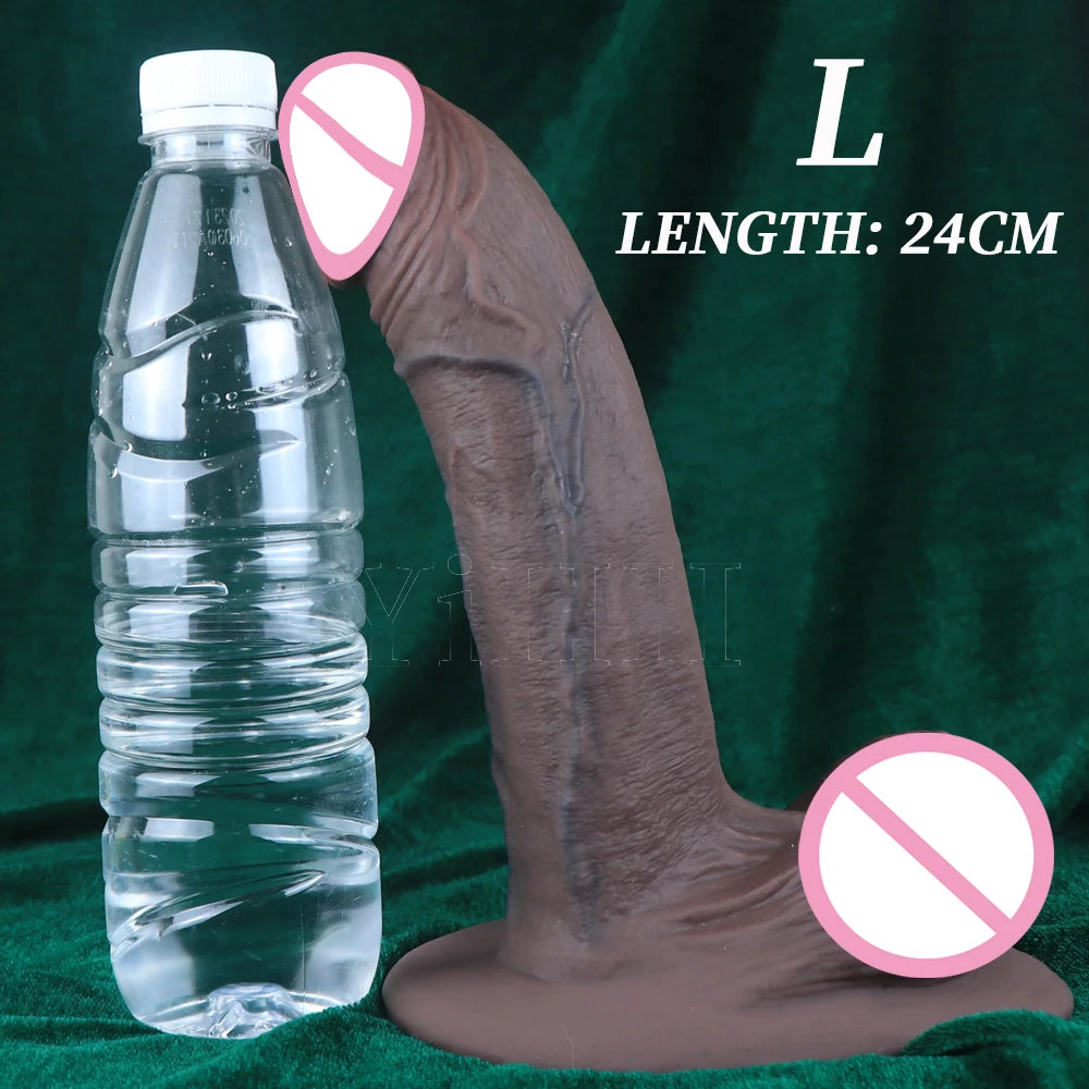 Realistic Huge Dildo Soft Silicone Big Penis Sex Toys For Women Mini Dildos With Suction Cup Female Masturbators Anal Big Dick