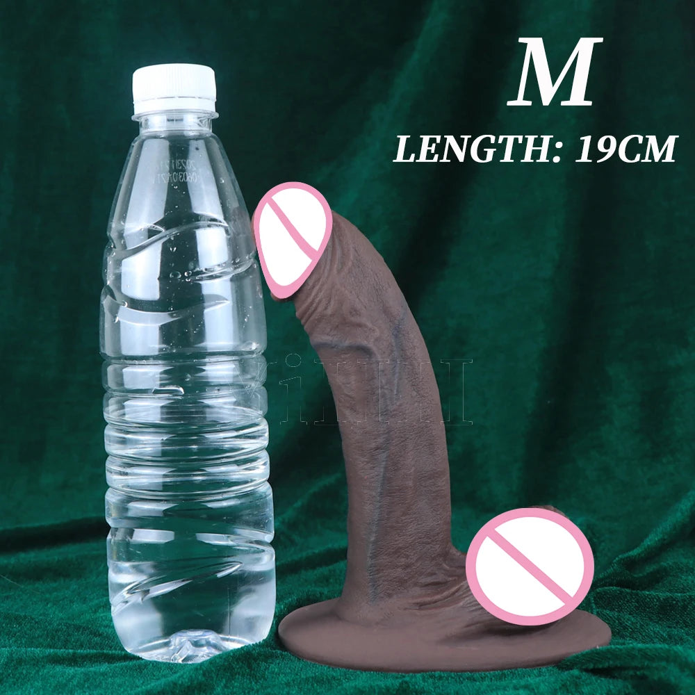 Realistic Huge Dildo Soft Silicone Big Penis Sex Toys For Women Mini Dildos With Suction Cup Female Masturbators Anal Big Dick