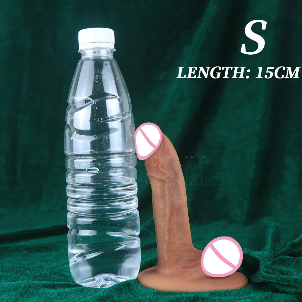 Realistic Huge Dildo Soft Silicone Big Penis Sex Toys For Women Mini Dildos With Suction Cup Female Masturbators Anal Big Dick