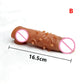 Realistic Penis Extension Cock Sleeve Reusable Silicone Penis Enlarger Delay Condoms For Men Dildo Enhancer Sex Toys