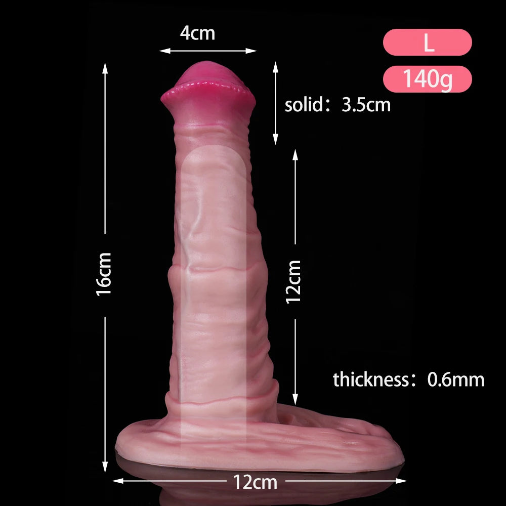 Realistic Penis Sleeve Extender Cock Sleeve For men  Horse dildos Sleeve Delayed ejaculation device dick consolador sex shop