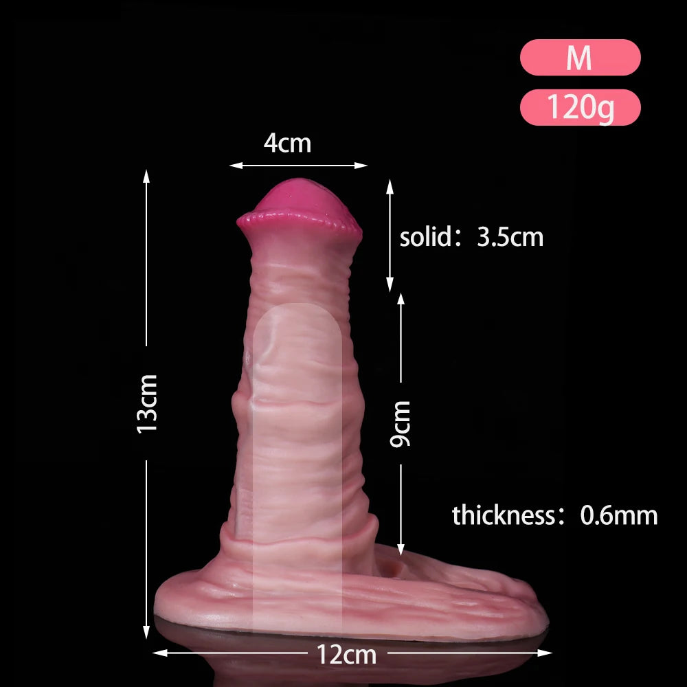 Realistic Penis Sleeve Extender Cock Sleeve For men  Horse dildos Sleeve Delayed ejaculation device dick consolador sex shop