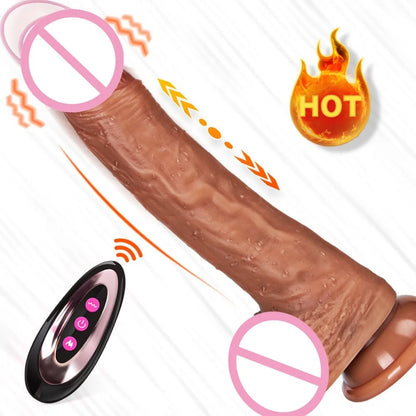 Realistic Penis for Vagina Vibrating Dildos Remote Control Heating Vibrators Sex Toy for Wome Big Dildos Anal Female Stimulator