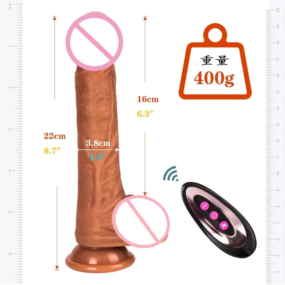 Realistic Penis for Vagina Vibrating Dildos Remote Control Heating Vibrators Sex Toy for Wome Big Dildos Anal Female Stimulator