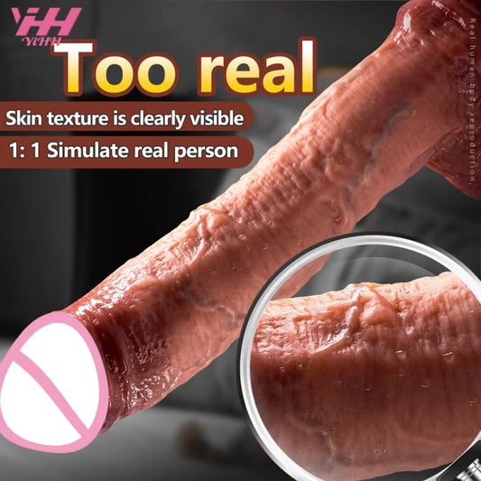 Realistic Silicone Dildo Penis Sex Toys For Men Women Real Dildo With Powerful Suction Cup Stiff Cock Vagina Anal Plug Adult 18