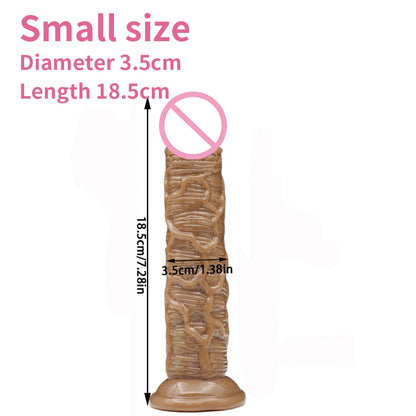 Realistic Silicone Dildo Penis Sex Toys For Men Women Real Dildo With Powerful Suction Cup Stiff Cock Vagina Anal Plug Adult 18