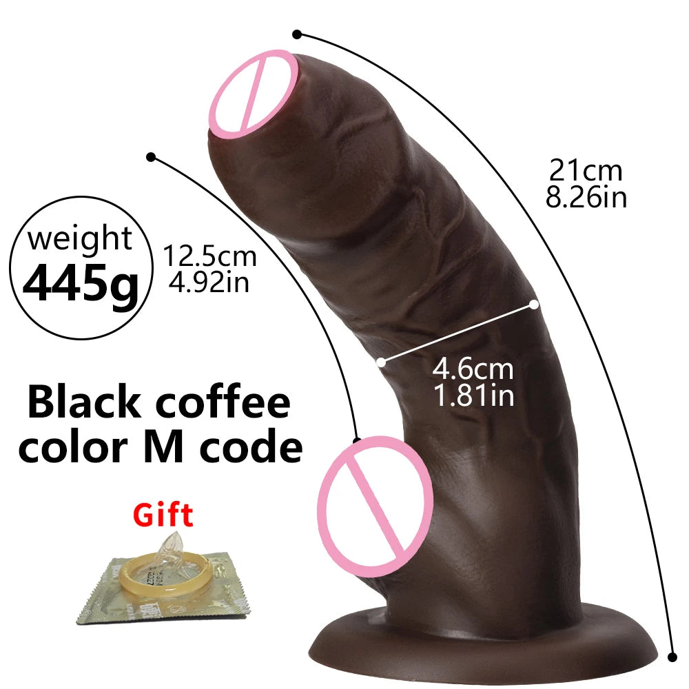 Realistic Silicone Dildo Penis Sex Toys For Men Women Real Dildo With Powerful Suction Cup Stiff Cock Vagina Anal Plug Adult 18