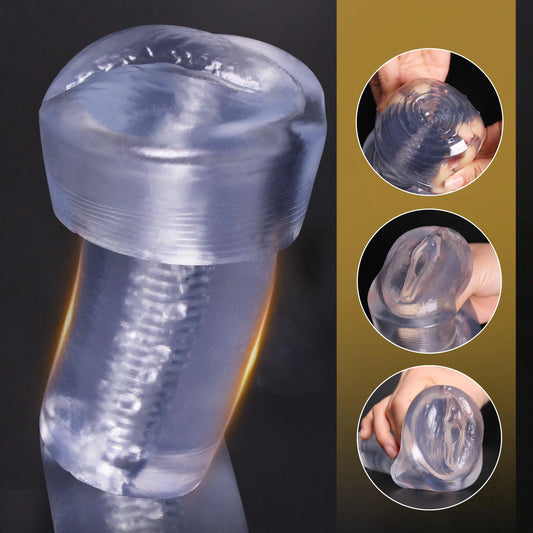 Realistic Silicone Donut Sleeve for Penis Vacuum Pump Artificial Anal Masturbation Cup Dick Extender Enlarge Accessories for Man