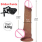 Realistic Skin Dildos Soft Silicone Sliding Foreskin Penis Suction Cup Female Masturbator Small Dick Sex Toy For Women Gay