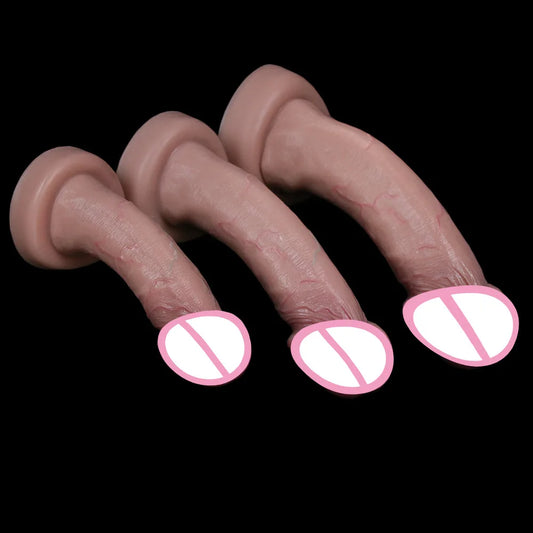 Realistic Soft Dildo Huge Anal Plug 6cm Big Glans Penis Suction Cup Vagina Orgasm Masturbation Adult Supplies Sex Toys for Woman