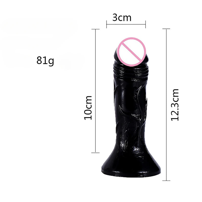 Realistic Soft Silicone Butt Plug Small Jelly Dildo Adult Sex Toy for Women Mini Penis Vagina Anal Butt Plug Female Masturbation