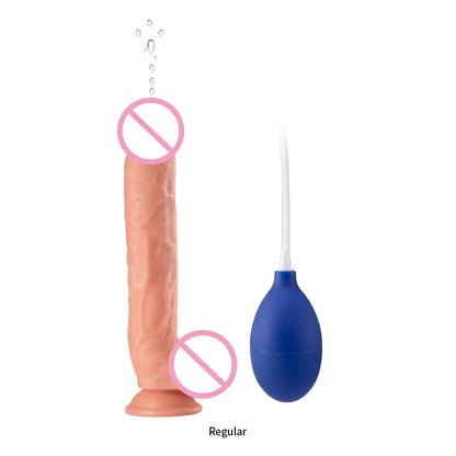 Realistic Spray Water Penis with Suction Cup For Women Artificial Penis Vibrator Vagina Massager Masturbation Lesbain Sex Toy