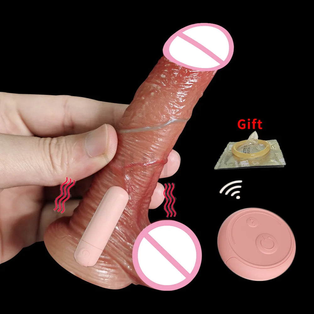 Realistic Woman's dildo Vibration Telescopic swinging electric penis G-spot stimulator female sex toy penis vibrator large penis