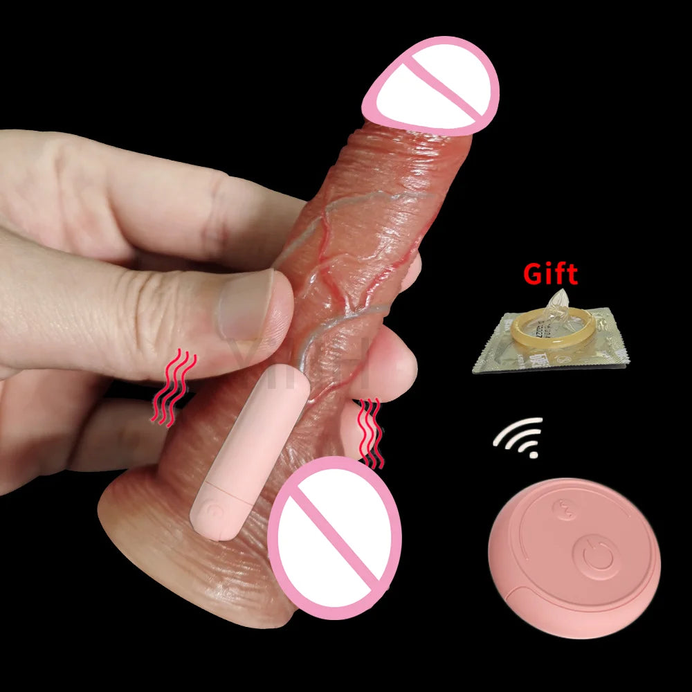 Realistic Woman's dildo Vibration Telescopic swinging electric penis G-spot stimulator female sex toy penis vibrator large penis