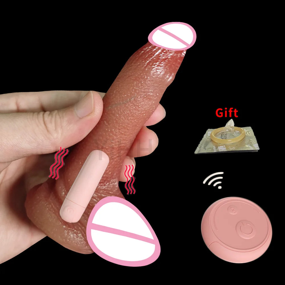 Realistic Woman's dildo Vibration Telescopic swinging electric penis G-spot stimulator female sex toy penis vibrator large penis