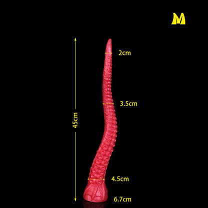 Red Tentacle Long Anal Dildo Silicone Sex Toys For Women men Fantasy Realistic Fake Penis Adult Anal Plug Masturbation Massage