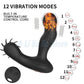 Remote Control Male Prostate Massage Vibrator Anal Plug Silicone Heating Tongue Licking Clitoris Stimulate Sex Toys For Couples