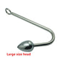Replaceable 3 size balls choose metal anal hook butt plug beads dilator alluminum alloy sex toy for men women adult game