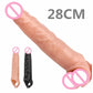 Reusable Big Penis Sleeve Penis Extender Silicone Condom Cock Extension Dick Enlargemen Delayed Ejaculation Sex Toys for Men