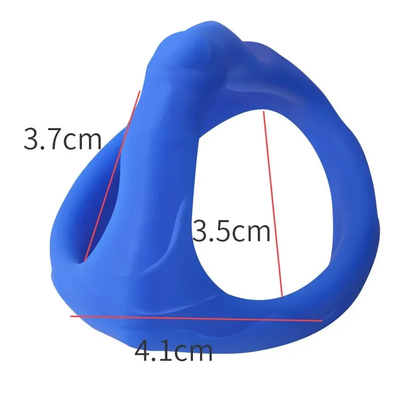 Reusable Silicone Peinis Cock Ring for Delayed Ejaculation Semen PeinsRing Lasting Erection Sex Toys for Men Dick Enlarger Rings