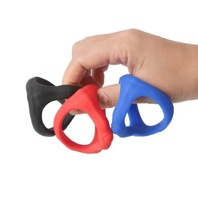 Reusable Silicone Peinis Cock Ring for Delayed Ejaculation Semen PeinsRing Lasting Erection Sex Toys for Men Dick Enlarger Rings