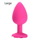 Rose Flower Silicone Anal Beads Butt Plug Set Small Medium Large Anal Plug Jewelry Anal Trainer Dildo Anus Sex Toy Men Women Gay