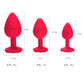 Rose Flower Silicone Anal Beads Butt Plug Set Small Medium Large Anal Plug Jewelry Anal Trainer Dildo Anus Sex Toy Men Women Gay