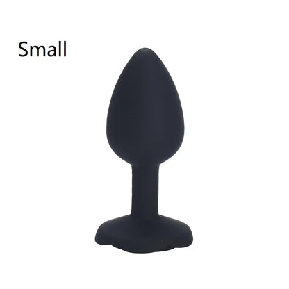 Rose Flower Silicone Anal Beads Butt Plug Set Small Medium Large Anal Plug Jewelry Anal Trainer Dildo Anus Sex Toy Men Women Gay