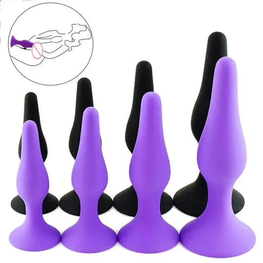 S/L/XL Silicone Anal Plug Butt Plug Anus Stimulation Prostate Massage Sex Toys for Women Men Gay Anal Dilator Sex Shop Bdsm