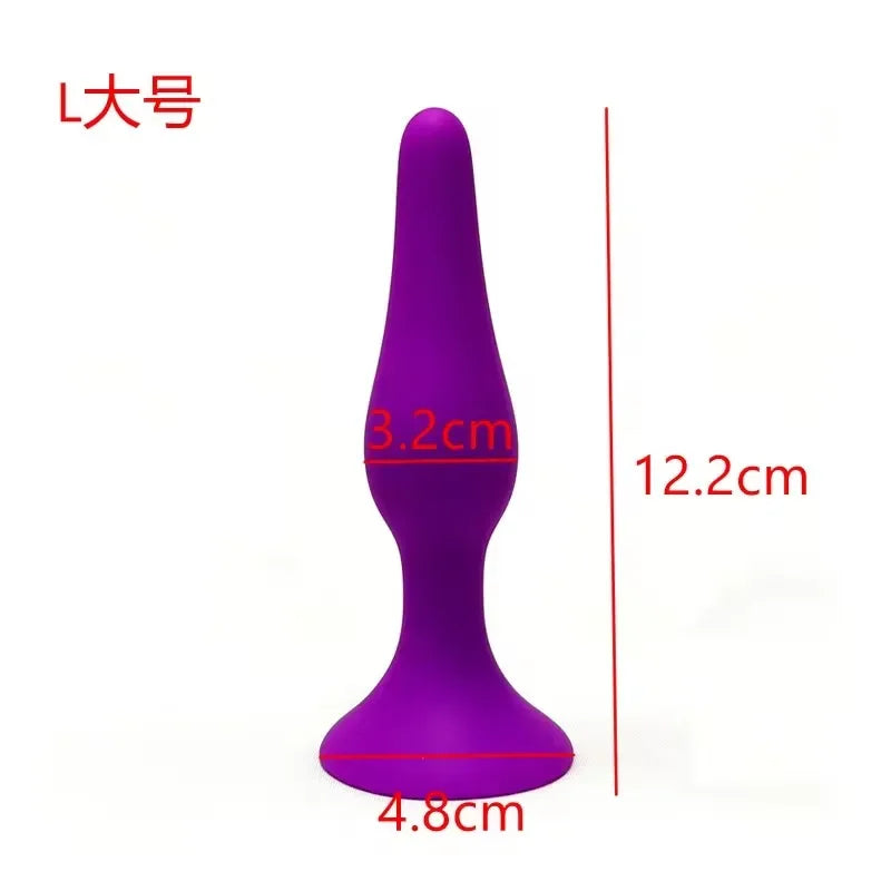 S/L/XL Silicone Anal Plug Butt Plug Anus Stimulation Prostate Massage Sex Toys for Women Men Gay Anal Dilator Sex Shop Bdsm