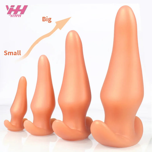 S/M/L/Xl Huge Anal Plug Sex Toys Butt Plug Soft Silicone Anal Dildos Anus Dilation Women Vaginal Masturbation State Massage Anal