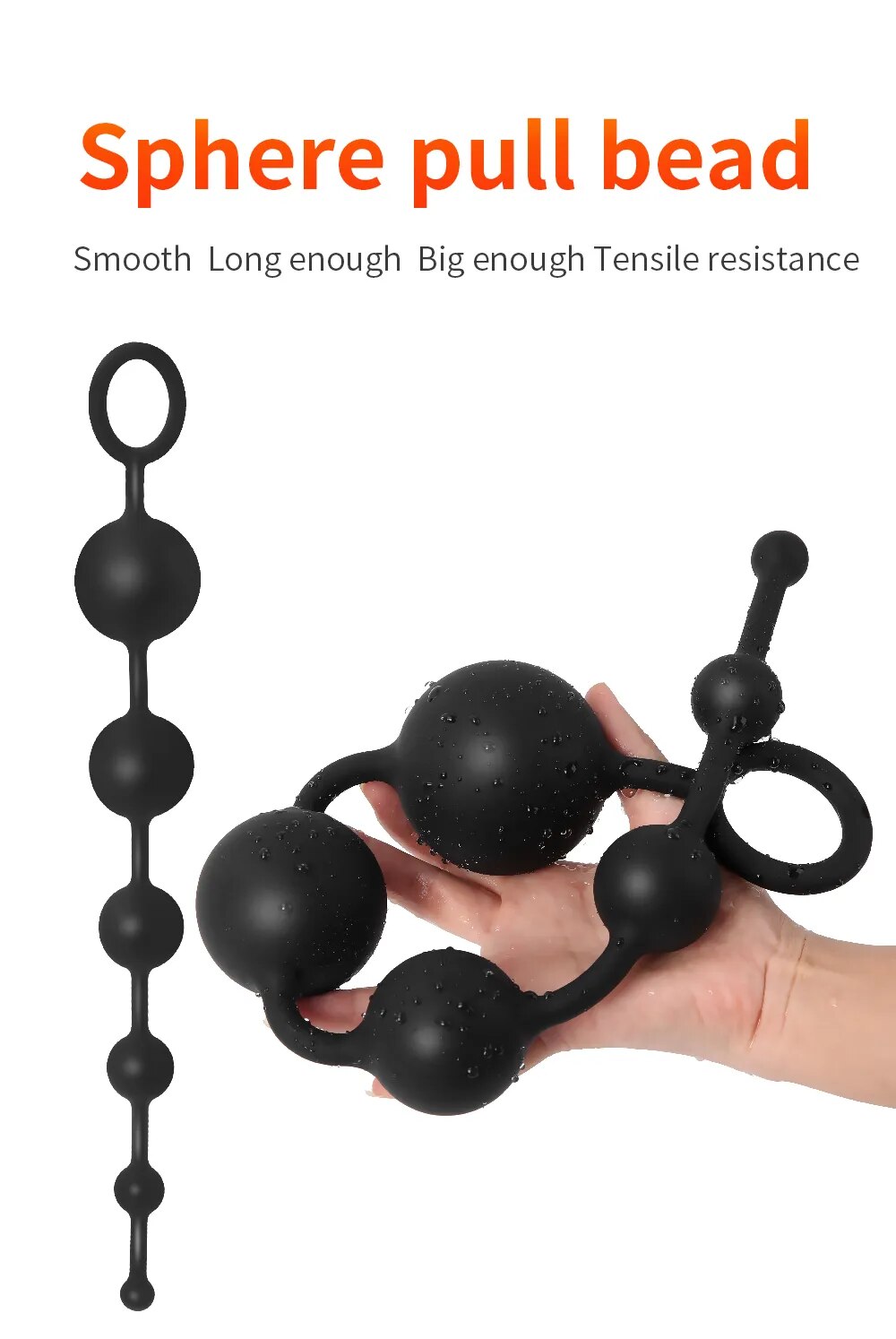 Large Anal Beads Balls Silicone Butt Plug Sex Products For Adults Erot –  GXLOCK Store