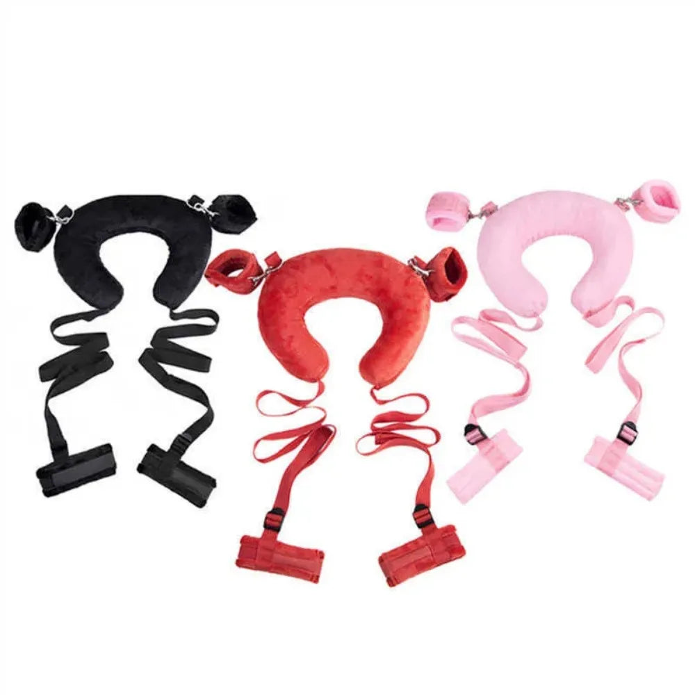 SM Adults Game Soft Headrest Handcuffs Erotic Bondage Restraint Swing Sex Toy Product Couple Special Design Sex Toys for Female