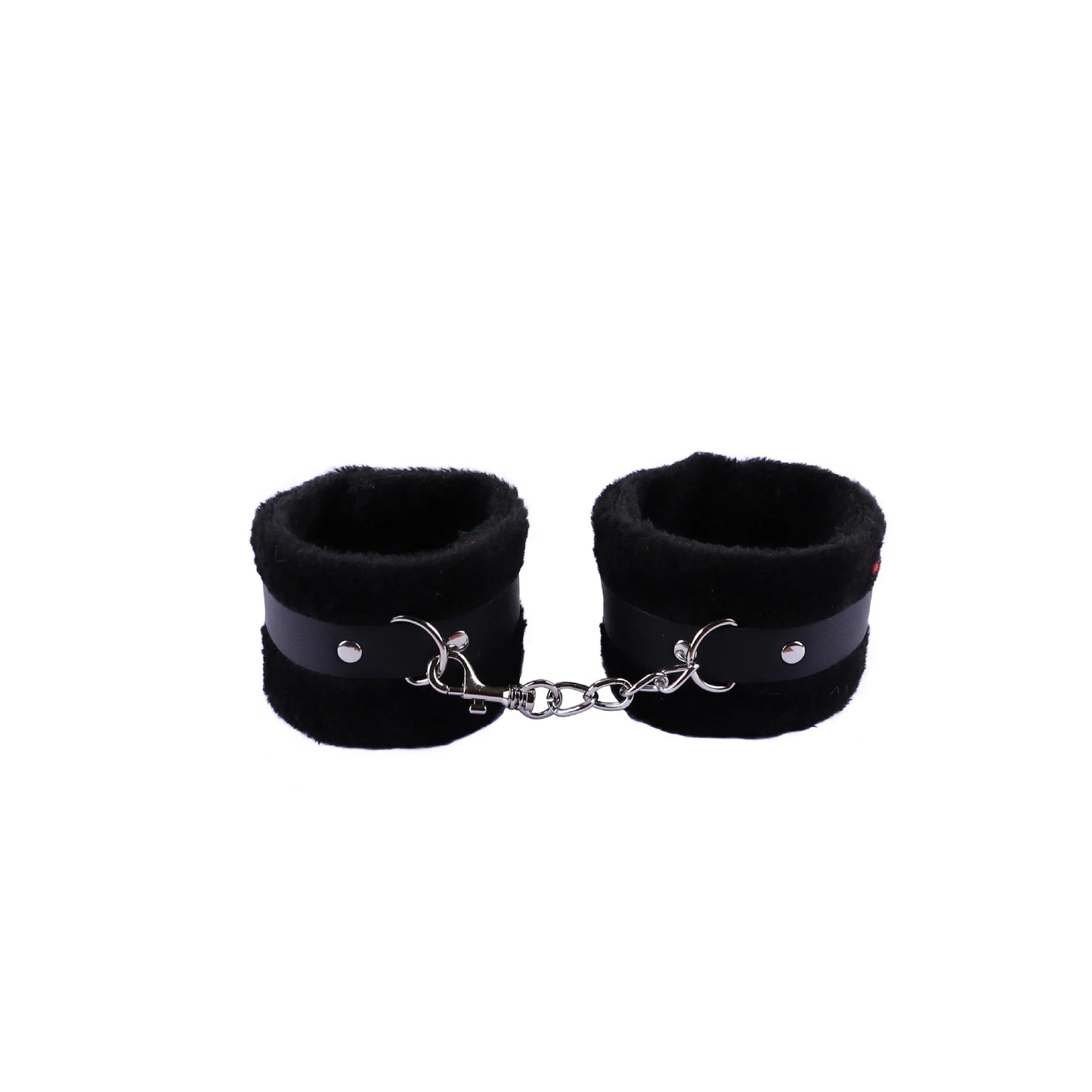 SM Handcuffs Toy Adjustable PU Leather Plush Handcuffs Blindfold Masks Restraints Bondage Sex Toy For Adults Games Accessories