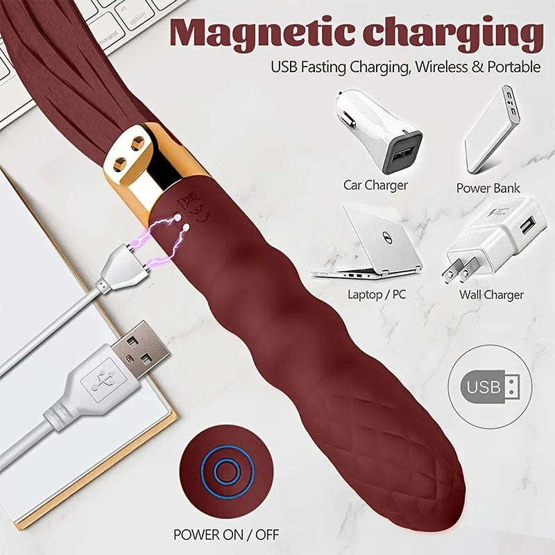 SM Whips Leather Horse Riding Faux Leather Crop Vibrator Soft Silicone Vagina Masturbation Sex Toys Flirtatious Tools Whip Flog