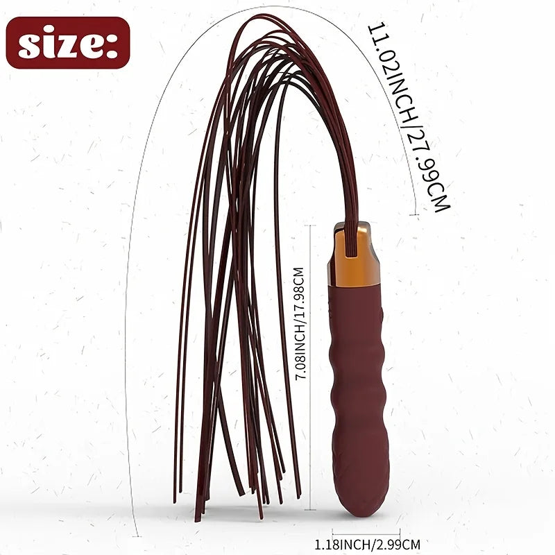 SM Whips Leather Horse Riding Faux Leather Crop Vibrator Soft Silicone Vagina Masturbation Sex Toys Flirtatious Tools Whip Flog