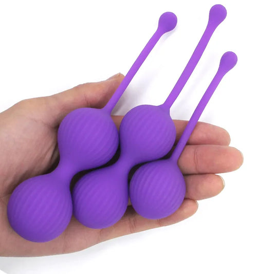 Safe Silicone Smart Ball Kegel Ball Ben Wa Ball Vagina Tighten Exercise Machine Vaginal Geisha Ball Sex Toys for Women