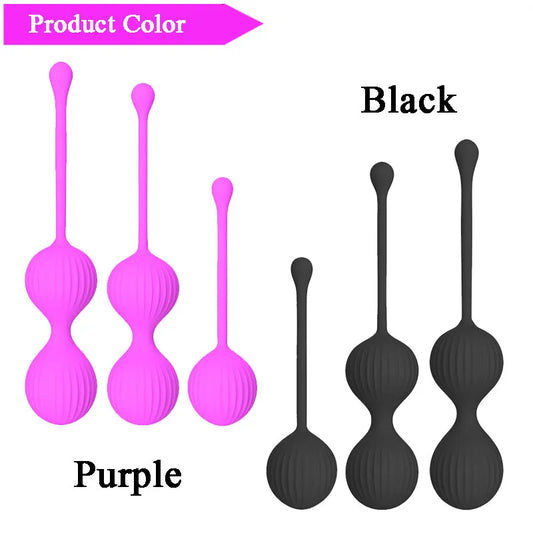 Safe Silicone Smart Ball Kegel Ball Ben Wa Ball Vagina Tighten Exercise Machine Vaginal Geisha Ball Sex Toys for Women