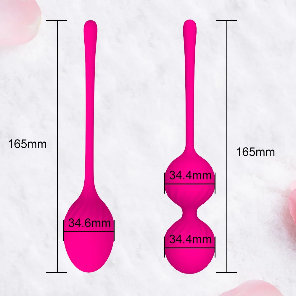 Safe Silicone Smart Vaginal Ball Kegel Balls Vibrator Ben Wa Ball Vagina Tighten Exercise Machine Sex Toys for Women Geisha Ball