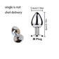 Separable Anal Plug Fox Tail Removable Metal Butt Plug Backyard Fun Metal Silver Butt Plug Tail Adult Toy Sex Products