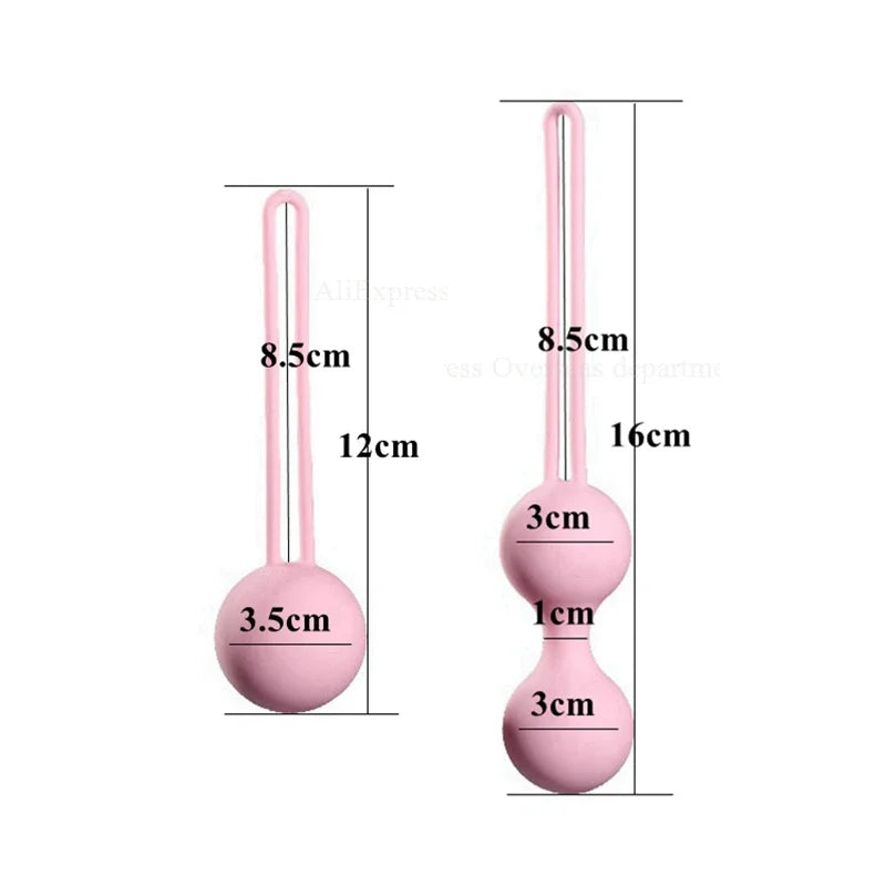 Set Safe Silicone Smart Ball Kegel Ball Ben Wa Ball Vagina Tighten Exercise Machine Vaginal Geisha  Sex Toys for Women