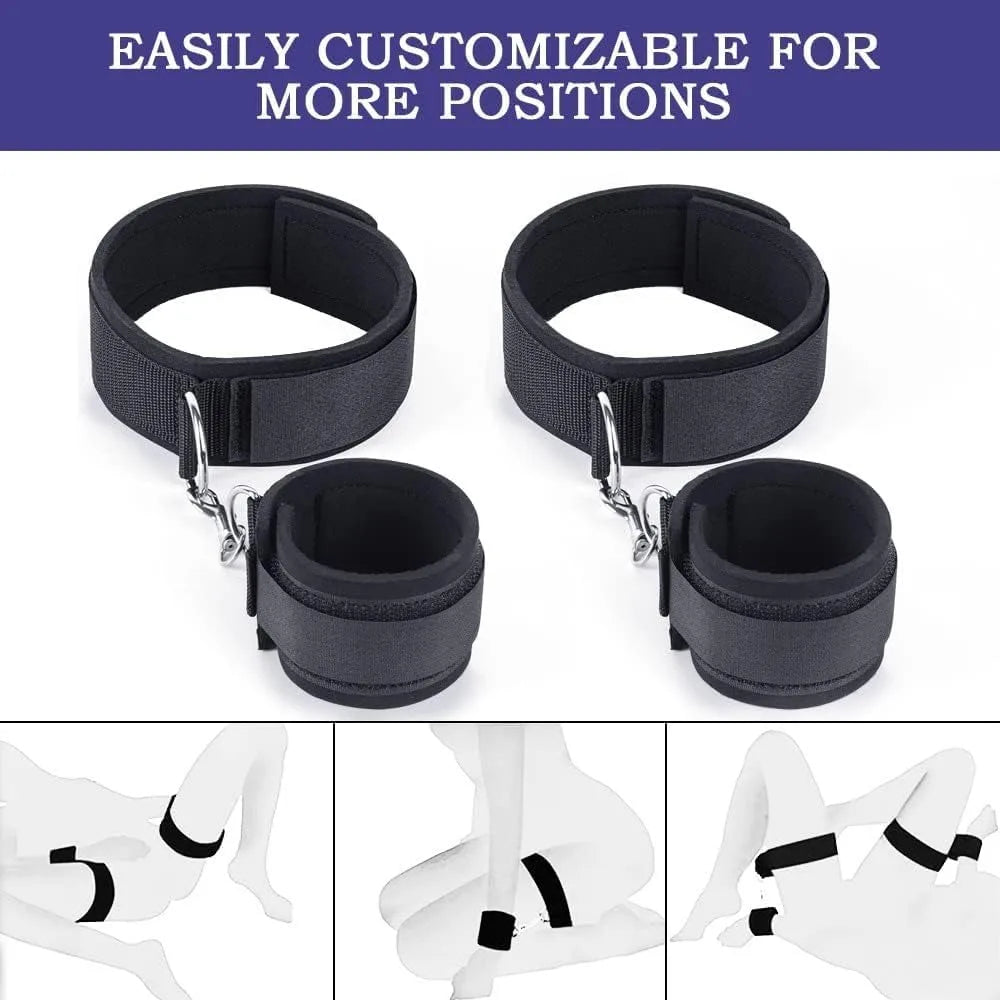 Sex Bondage BDSM Bondage Restraints Set Adult Sex Toys for Women Handcuffs for Bedroom Couple Beginner SM Game Sex Shop