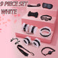 Sex Games Bondage Kits SM Alternative Toy Handcuffs Nipple Clamps Whip Eye Mask BDSM Sex Toys For Couple Adult Toys Accessories