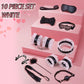 Sex Games Bondage Kits SM Alternative Toy Handcuffs Nipple Clamps Whip Eye Mask BDSM Sex Toys For Couple Adult Toys Accessories