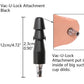 Sex Machine Attachements for Man and Women Metal Accessories for Automatic Quick Plug Masturbation Machine Suction Cup Extension